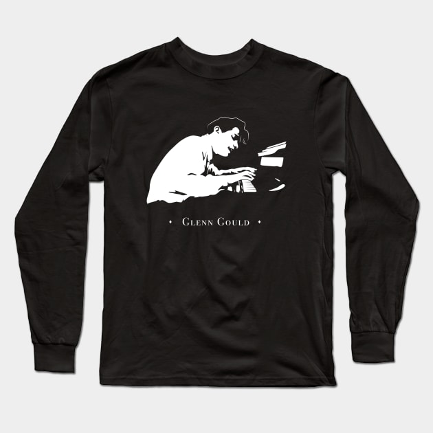 Glenn Gould Long Sleeve T-Shirt by Woah_Jonny